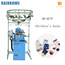 3.75" automatic computer flat wool children's toe sock knitting making machine price for terry and plain